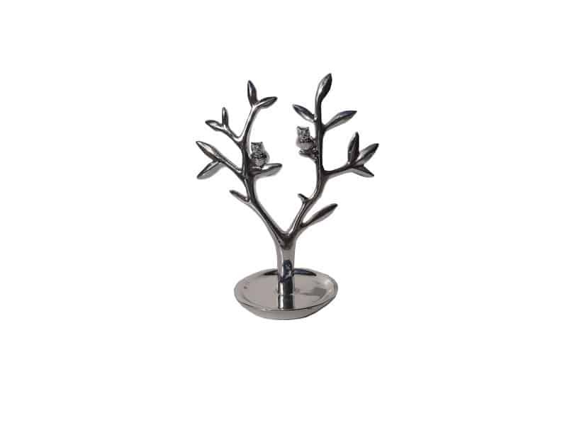Decorative jewelry tree H 17 cm Statue arbre porte bijoux - Figurine arbre sur socle - Objet décoratif arbre - Sculpture ornement décoration d'intérieur - Déco Nature - Maison feng shui - Cadeau bijoux