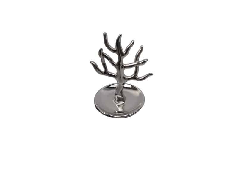 Mini decorative jewelry tree H 8 cm Statue arbre porte bijoux - Figurine arbre sur socle - Objet décoratif arbre - Sculpture ornement décoration d'intérieur - Déco Nature - Maison feng shui - Cadeau bijoux
