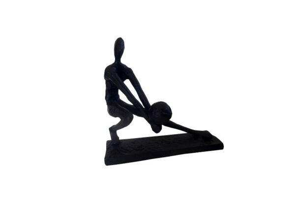 Sculpture Volleyeur H 15 cm design métal