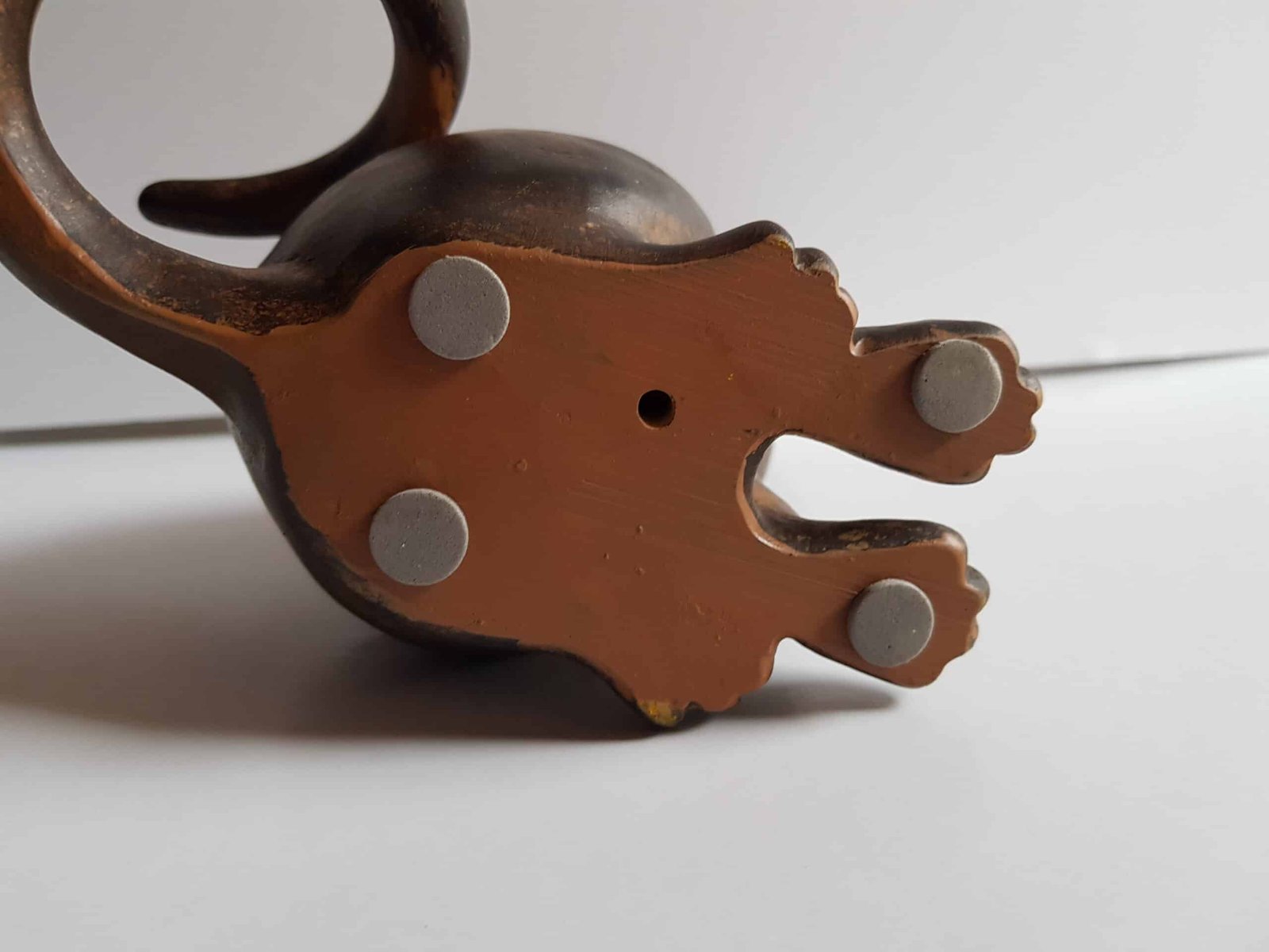 Statue Chat assis H 20 cm, Résine marron (2) Chat statue - Chat décoratif - Objet décoratif chat - Décoration d'intérieur chat - Objet d'art en céramique marron - Sculpture ornement - Déco animale - Maison feng shui - Cadeau déco