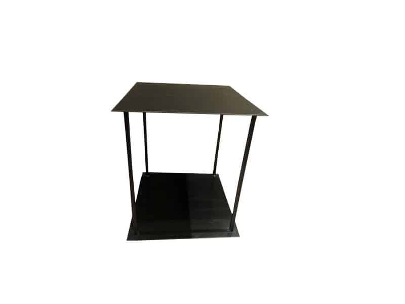 Furniture Square table H 40 cm, Metal design Table d'appoint métal design industriel - Mobilier déco acier tendance - Mobilier de salon - Meuble d'intérieur brute - Décoration d'intérieur - Déco de salon - Maison feng shui - Cadeau crémaillère