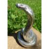 Serpent Cobra, résine argenté
