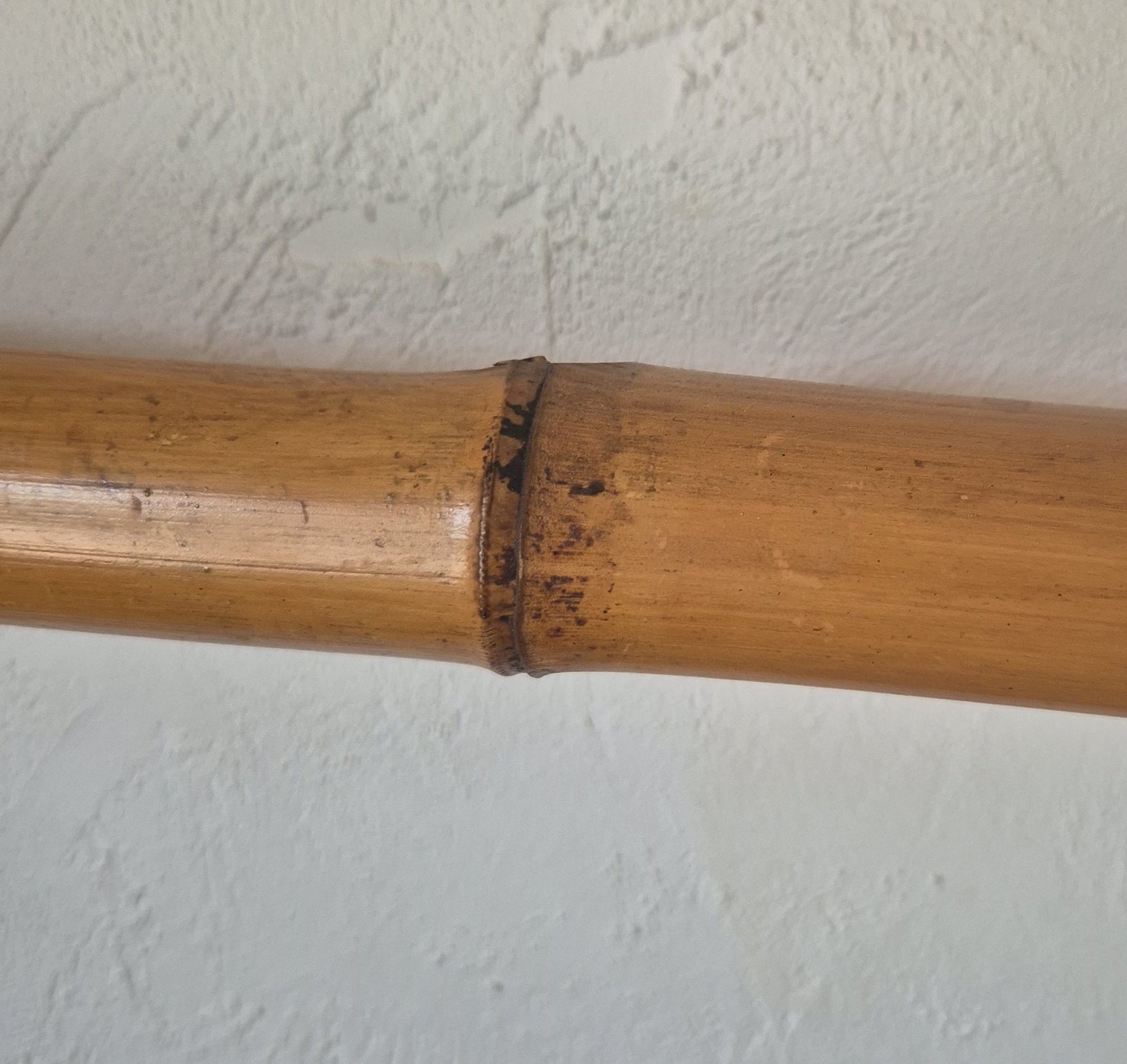Canne bambou dorée H200cm (2)