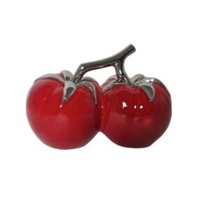 Tomates grappes, céramique rouge déco design