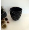 Vase noir brillant, Céramique
