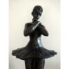 Statue danseuse sur pointes, Résine bronze