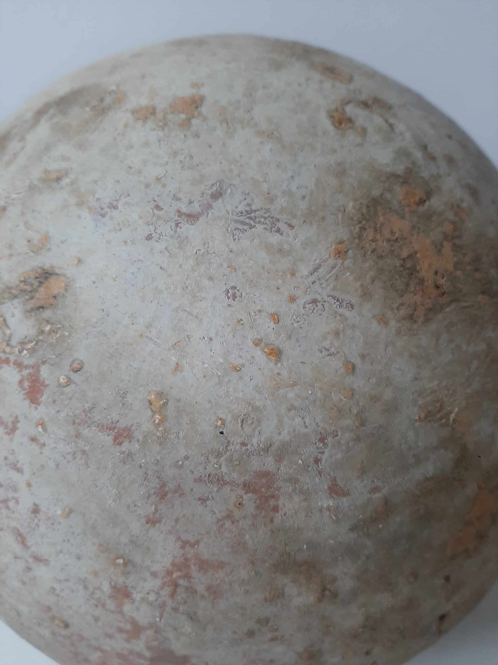 Molded earth ball Sculpture Sphère en terre - Sphère déco Terre - Décoration d'intérieur champêtre - Objet d'art en en terre - Sculpture ornement - Décoration d'intérieur Terre - Déco boule - Maison feng shui - Cadeau déco - idée cadeau