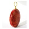 Pendentif rond, Corail rouge