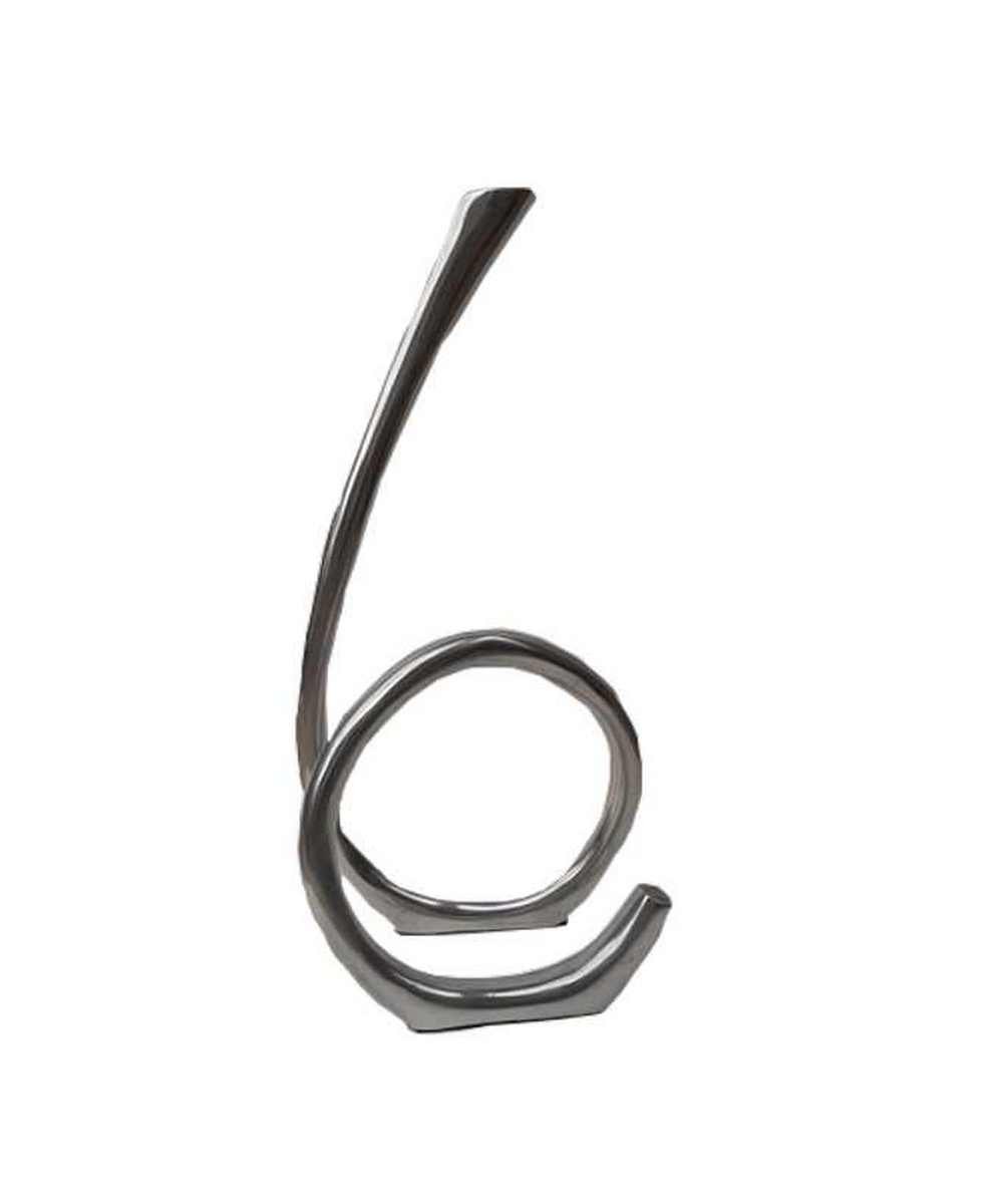 Sculpture Candlestick decorative candelabra Geometric curve, metal Design Chandelier design métal - Bougeoir 1 flamme déco - Bougeoir design - Déco feu - Mobilier et décoration de mariage - idée cadeau