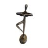 Sculpture Danseur H 27 cm, Design métal