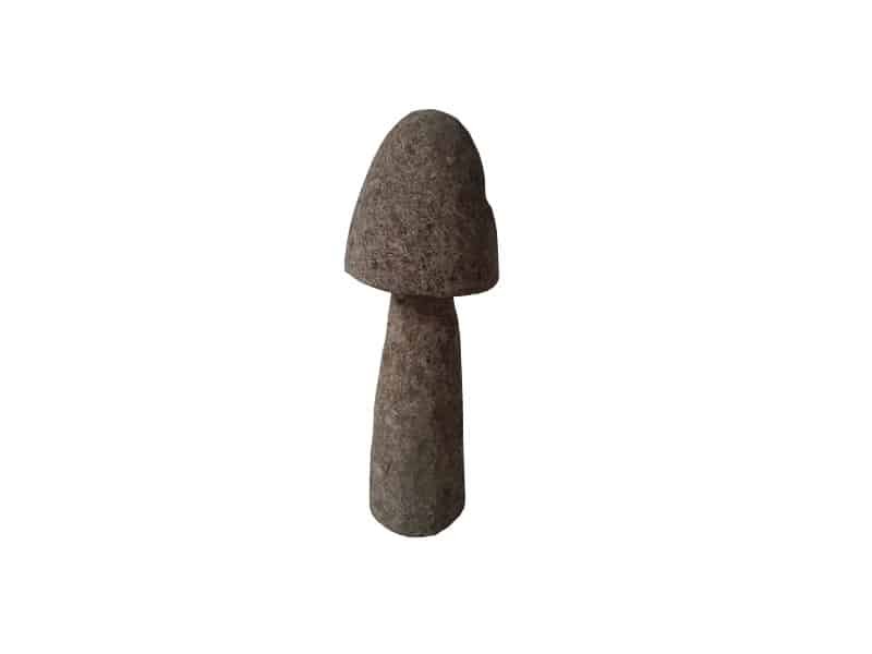 Morel mushroom sculpture, garden decoration, lava stone Sculpture Champignon Morille - Champignon déco en pierre de lave - Décoration d'intérieur champêtre - Objet d'art en pierre volcanique - Pierre d'ancrage - Sculpture ornement - Décoration d'intérieur Terre -