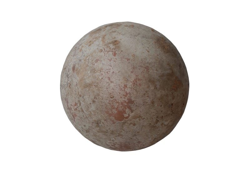 Molded sphere 23.5 cm, Earth Sculpture Sphère en terre - Sphère déco Terre - Décoration d'intérieur champêtre - Objet d'art en en terre - Sculpture ornement - Décoration d'intérieur Terre - Déco boule - Maison feng shui - Cadeau déco - idée cadeau
