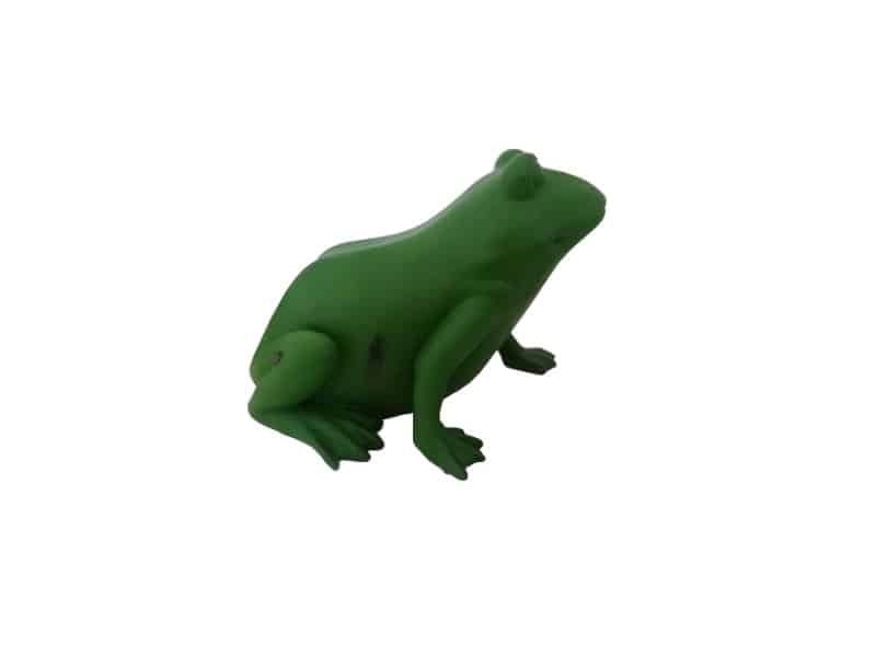 Green decorative resin frog statue Statue grenouille - Sculpture Grenouille verte - Objet décoratif grenouille - Objet d'art en résine verte - Sculpture ornement intérieur - Décoration d'intérieur - Déco animale - Maison feng shui - Cadeau invitation
