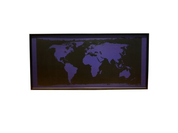 Tableau lumineux à leds, la carte du Monde