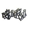 Tableau sculpture Rectangles 3 Dimensions, art mural Design L 137 cm