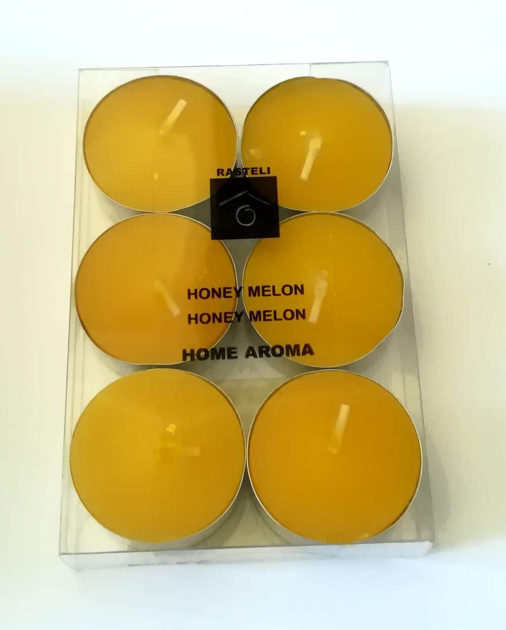MELON Bougie chauffe-plat MELON - Bougie décorative et parfumée - Objet décoratif feu - Décoration de salon jaune - Cadeau senteur