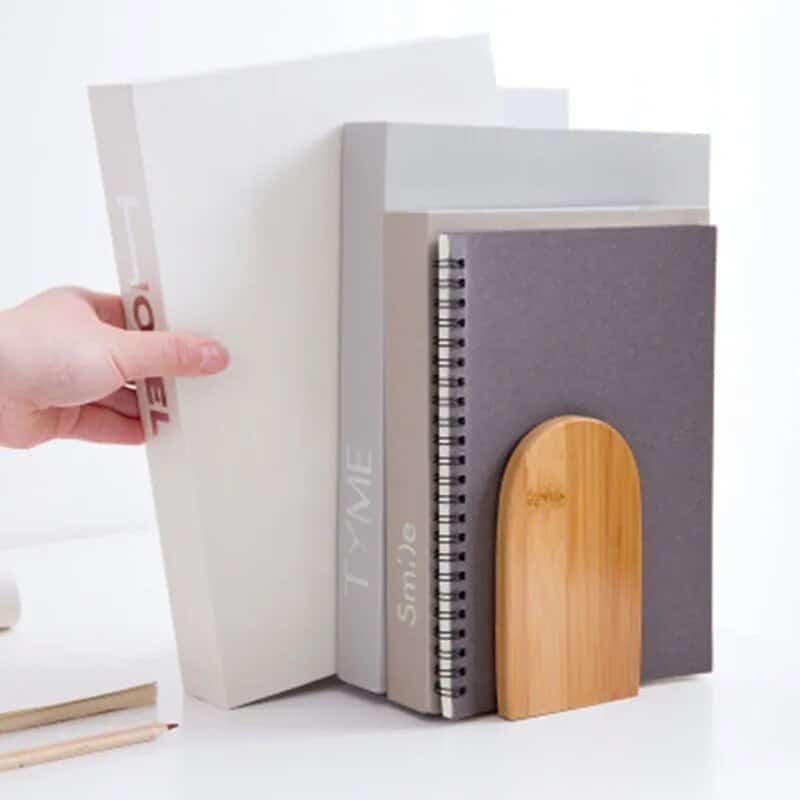 Support-de-serre-livres-en-bois-naturel-antid-rapant-porte-inspirer-tag-re-de-rangement-de-1 Serre-livres Design bois - Objet décoratif lecture - Déco bibliothèque