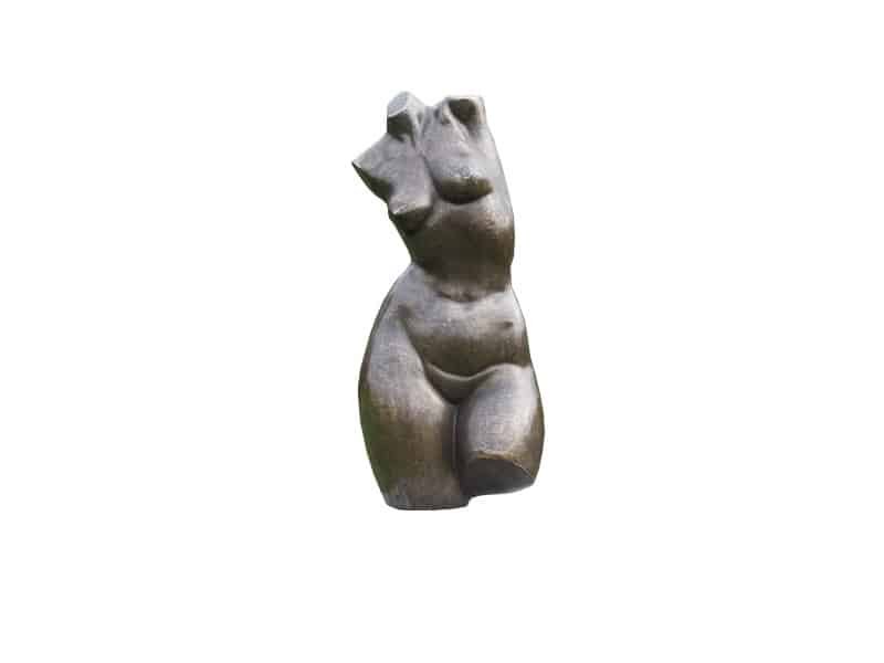 Woman Bust Sculpture, Bronze Buste femme statue - Femme buste nue sculpture décorative - Objet décoratif bronze - Objet d'art en bronze bleuté - Sculpture ornement - Déco Artiste - Maison feng shui - Cadeau déco