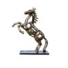 Sculpture Cheval cabré H 56 cm, bronze