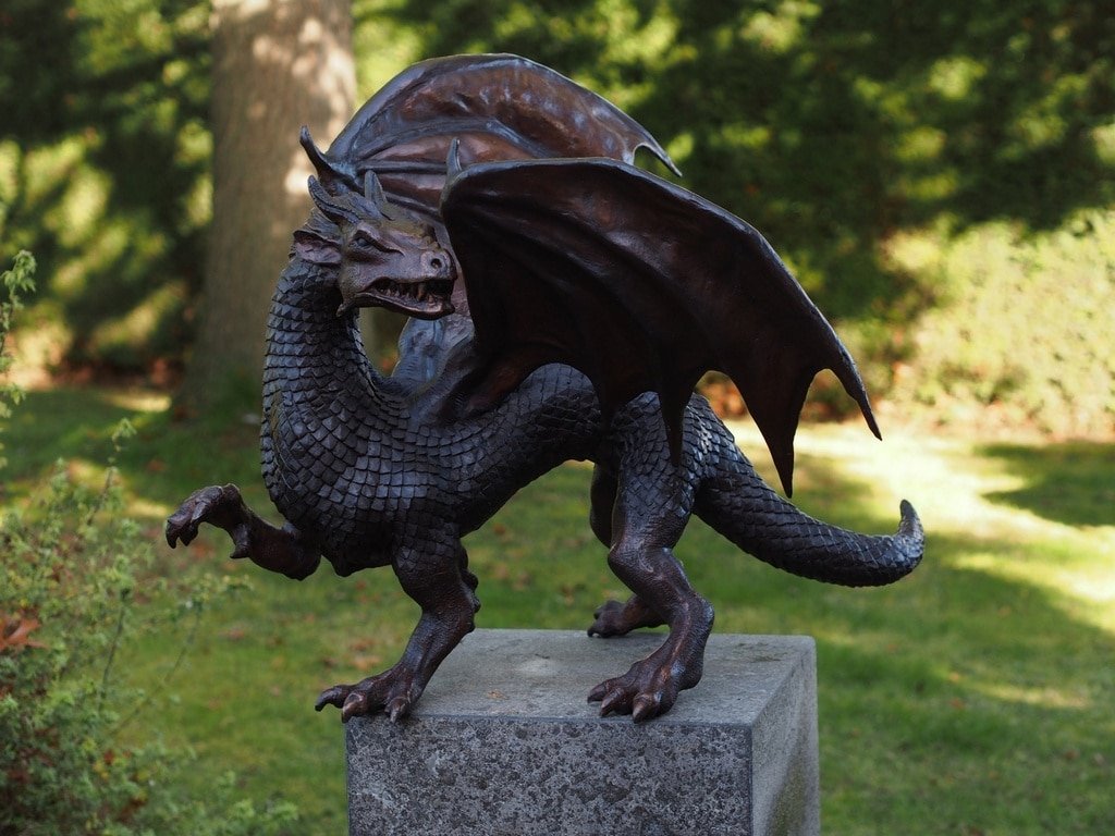 Dragon 2024 sculpture, bronze