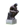 Sculpture Grand Penseur de Rodin Bronze
