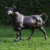 Taureau sculpture bronze