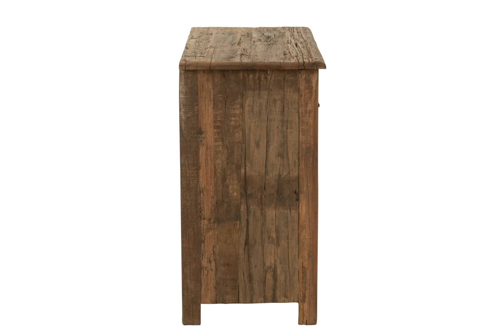 Antiqued wood chest of drawers pattern, Wood H 95 cm (3) Commode design bois vieilli - Mobilier déco chic et tendance - Mobilier de salon - Meuble d'intérieur assise classique- Décoration d'intérieur - Déco confort- Maison feng shui - Cadeau crémaillère