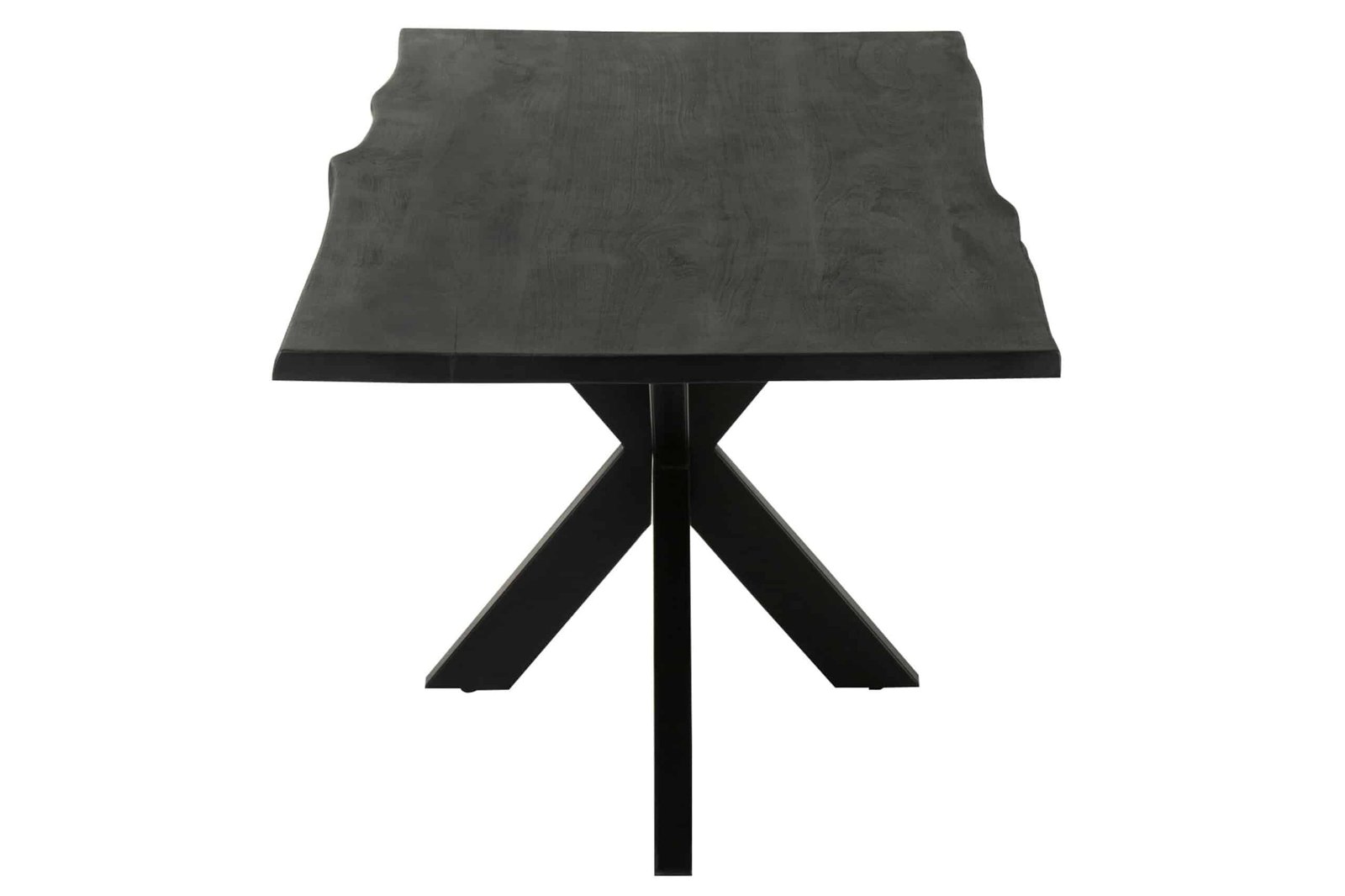Table rectangle design bois noir - Mobilier déco chic et tendance - Meuble d'intérieur salle à manger - Décoration d'intérieur bois acacia - Déco confort - Maison feng shui - Cadeau crémaillère
