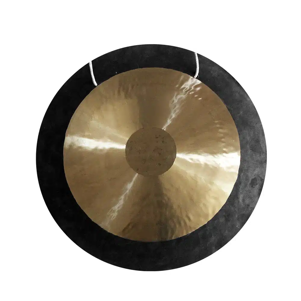 Arborea-Gong-ondes-profondes-portable-pour-bain-de-gong-14-pouces-35-cm-1 Gong sur socle - Décoration Zen - Objet déco chinois - Intérieur Feng Sjui - Cadeau bien-être - Son et harmonie