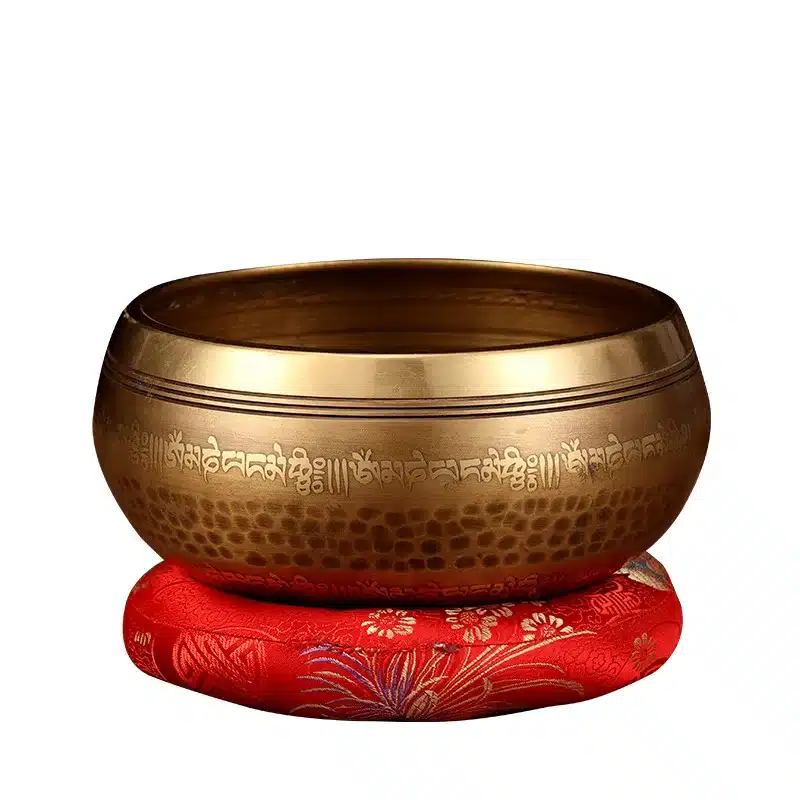 Ensemble-de-bols-chantants-tib-tains-faits-la-main-bol-tib-tain-avec-anciers-en-cuir-4 Bols chantant tibétains - Bols de méditation - Objet sonore en cuivre - Décoration d'intérieur zen - Oeuvre d'art en cuivre - Sculpture ornement - Déco Métal - Maison feng shui - Cadeau zen