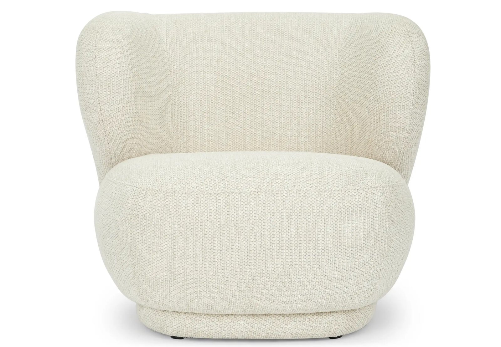 Fauteuil beige mini cocon kids enfants, face Fauteuil enfant mini kids - Mobilier de salon - Meuble Vintage - Assise tissu design beige - Mobilier décoratif confort - Décoration d'intérieur - Déco détente - Cadeau enfant