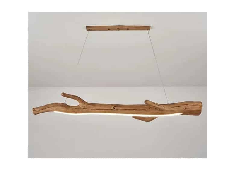 Lampes suspendues imitation branches résine Lampe suspendue branche - Luminaire bois flotté - Lumière zen - Décoration intérieure éclairage - Objet décoratif luminaire - Lampe bois flotté décorative - Eclairage ornement intérieur - Déco Feu