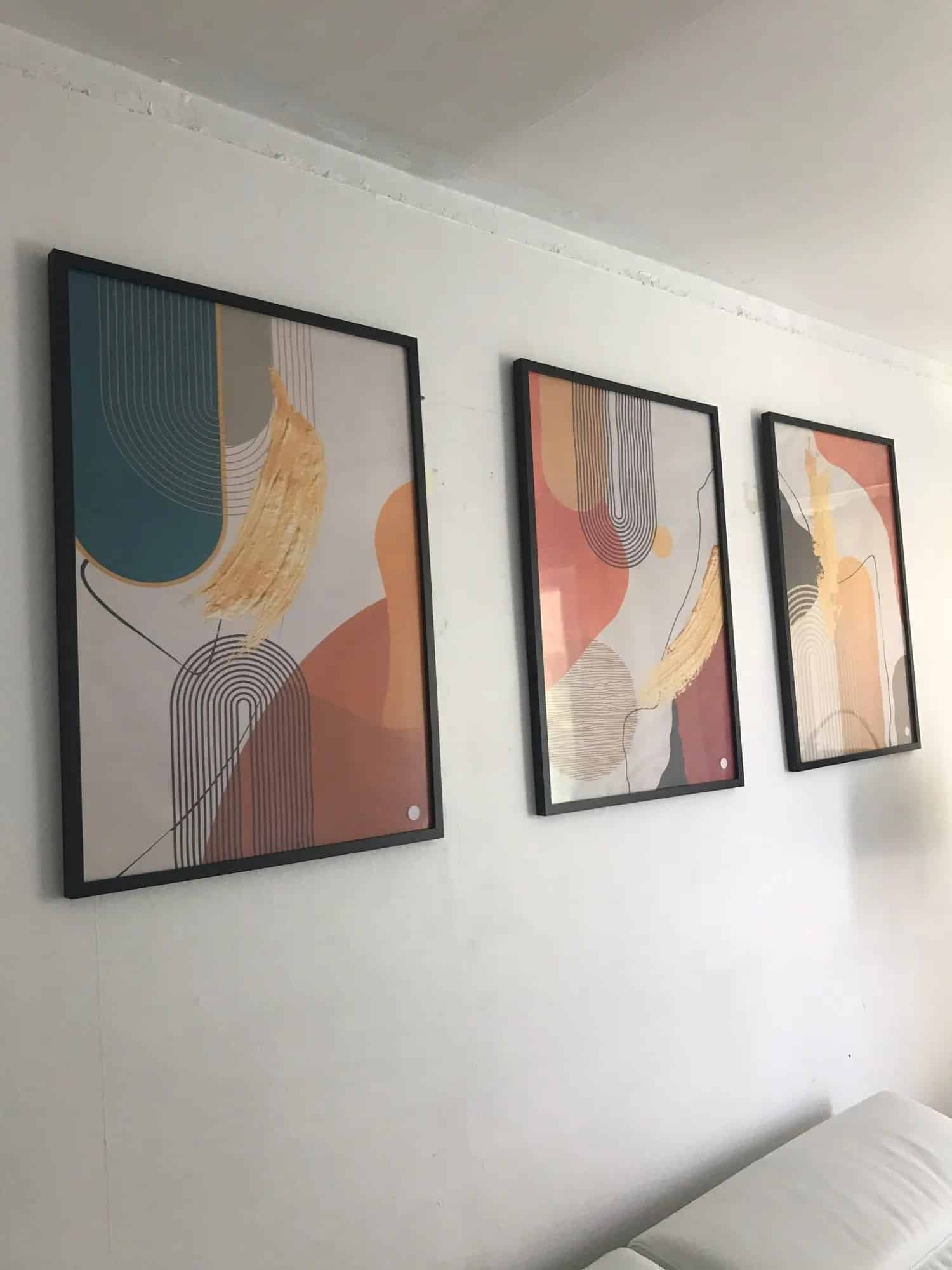 Peinture sur toile Abstraite rectangle couleurs Peinture sur toile Abstraite rectangle couleurs