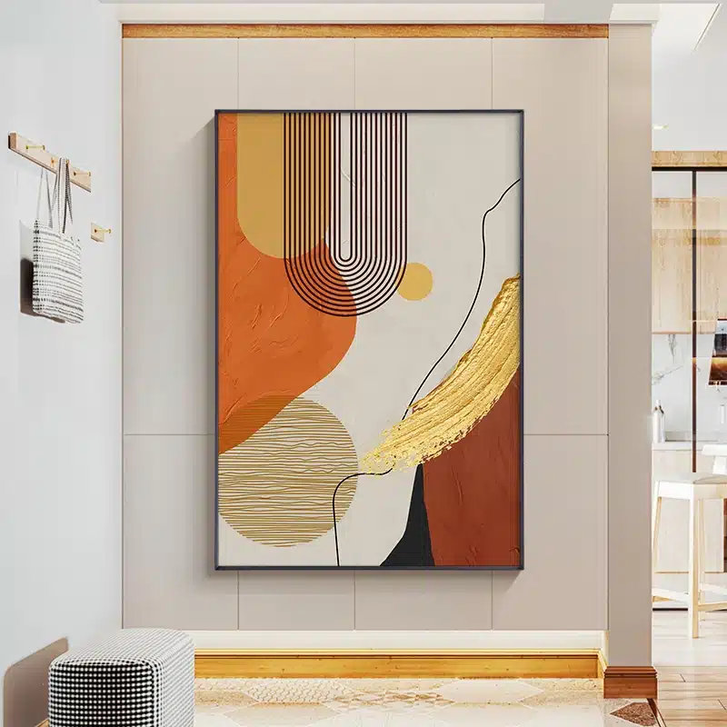 Peinture sur toile Abstraite, déco murale Tableau abstrait - Affiche couleurs lumineuses - Déco murale - Déco d'intérieur feng shui