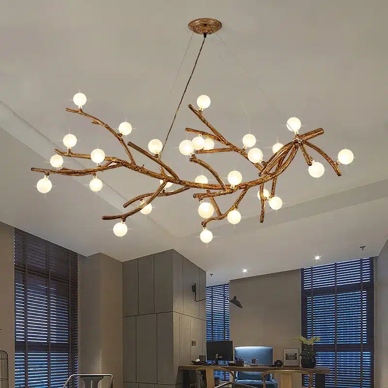 Plafonnier-LED-suspendu-au-design-nordique-r-tro-disponible-en-brun-style-Art-de-la-branche-4