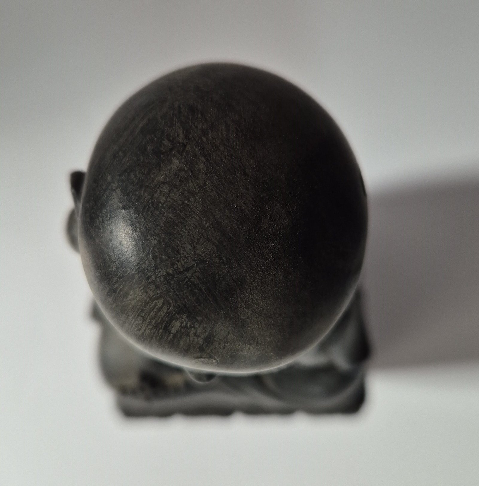 Statue serre livres Bouddha, déco noir (3) Statue Bouddha - Objet décoratif - Décoration d'intérieur - Déco Zen - Maison feng shui - Cadeau paix et bonheur