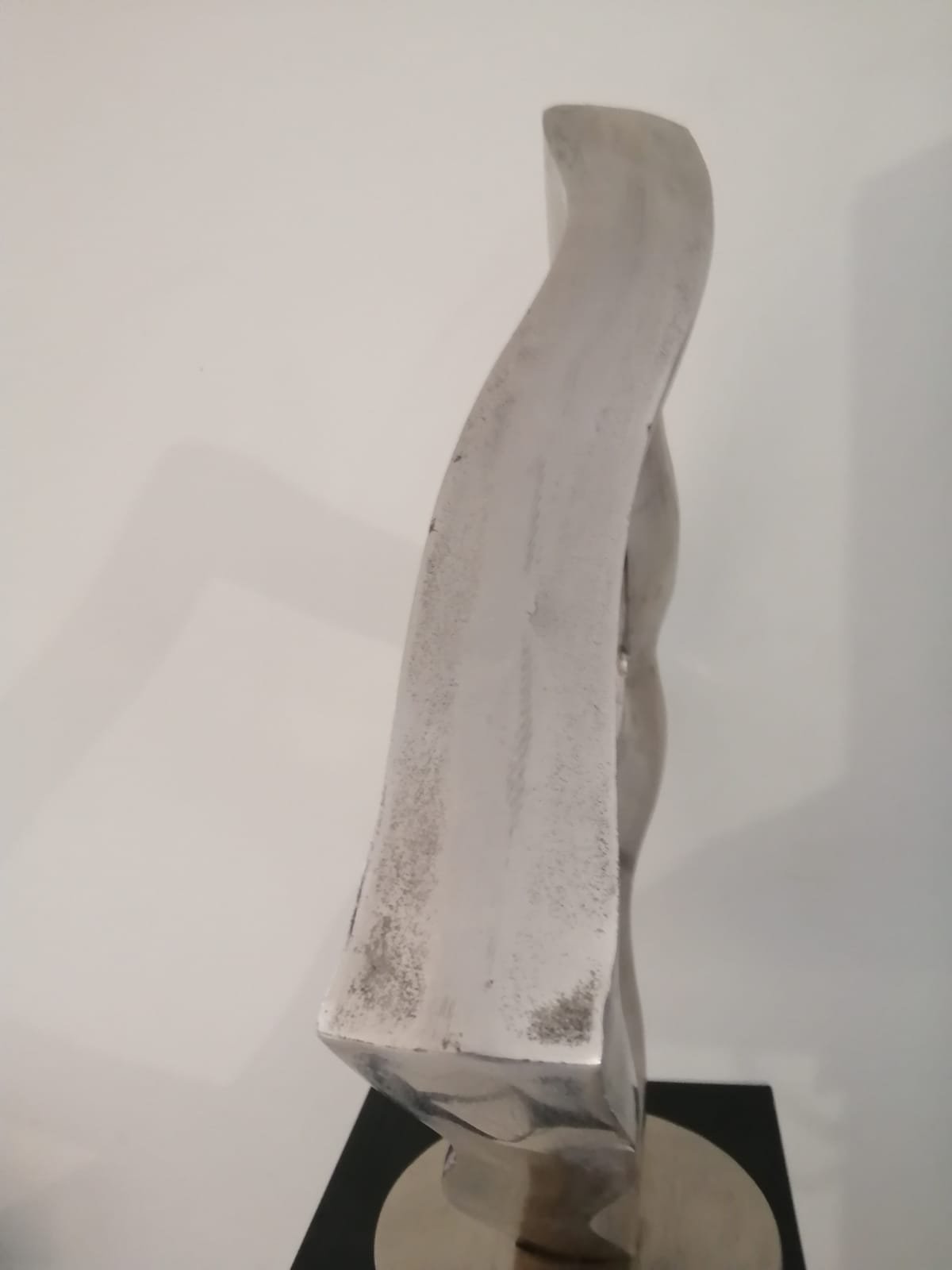 Grand carré sculpture déco, Design métal Sculpture Grand carré design - Sculpture Métal déco - objet décoration intérieure argenté - Aménagement déco sculpture - Ornement intérieur luxe - Cadeau déco