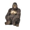 Sculpture Gorille résine doré déco animale design (1) Sculpture Gorille résine doré déco animale design - Oeuvre d'art déco - Décoration de salon - Décoration d'intérieure - Sculpture ornement - Maison feng shui - Cadeau déco