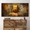 Tableau Bouddha - Affiche méditative - Déco murale relaxante - Déco d'intérieur feng shui - Déco zen - Cadeau paix