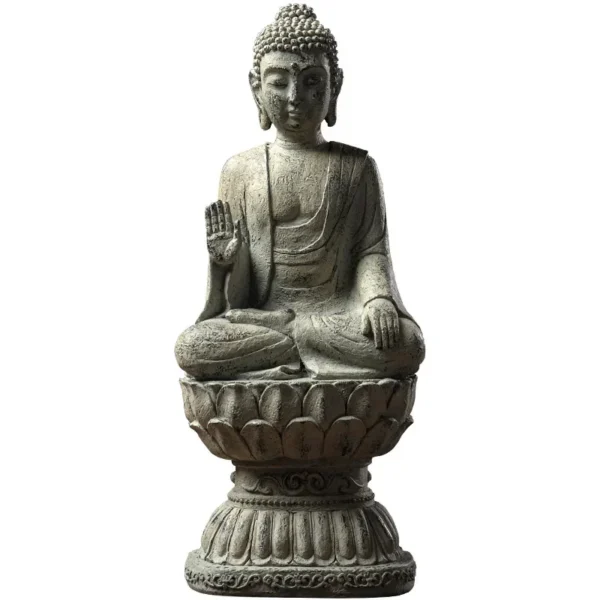 Statue Bouddha - Figurine méditation - Objet décoratif - décoration d'intérieur - Déco Zen - Maison feng shui - Cadeau paix et bonheur