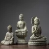 Statue Bouddha - Figurine méditation - Objet décoratif - Décoration d'intérieur - Déco Zen - Maison feng shui - Cadeau paix et bonheur