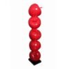 Sculpture BIG 5 pommes déco résine rouge Grande Sculpture 5 Pommes rouges - Pommes décoratives - Objet décoratif Pommes nature - Décoration d'intérieur - Objet d'art en résine - Sculpture ornement - Déco fruitée - Maison feng shui - Cadeau déco