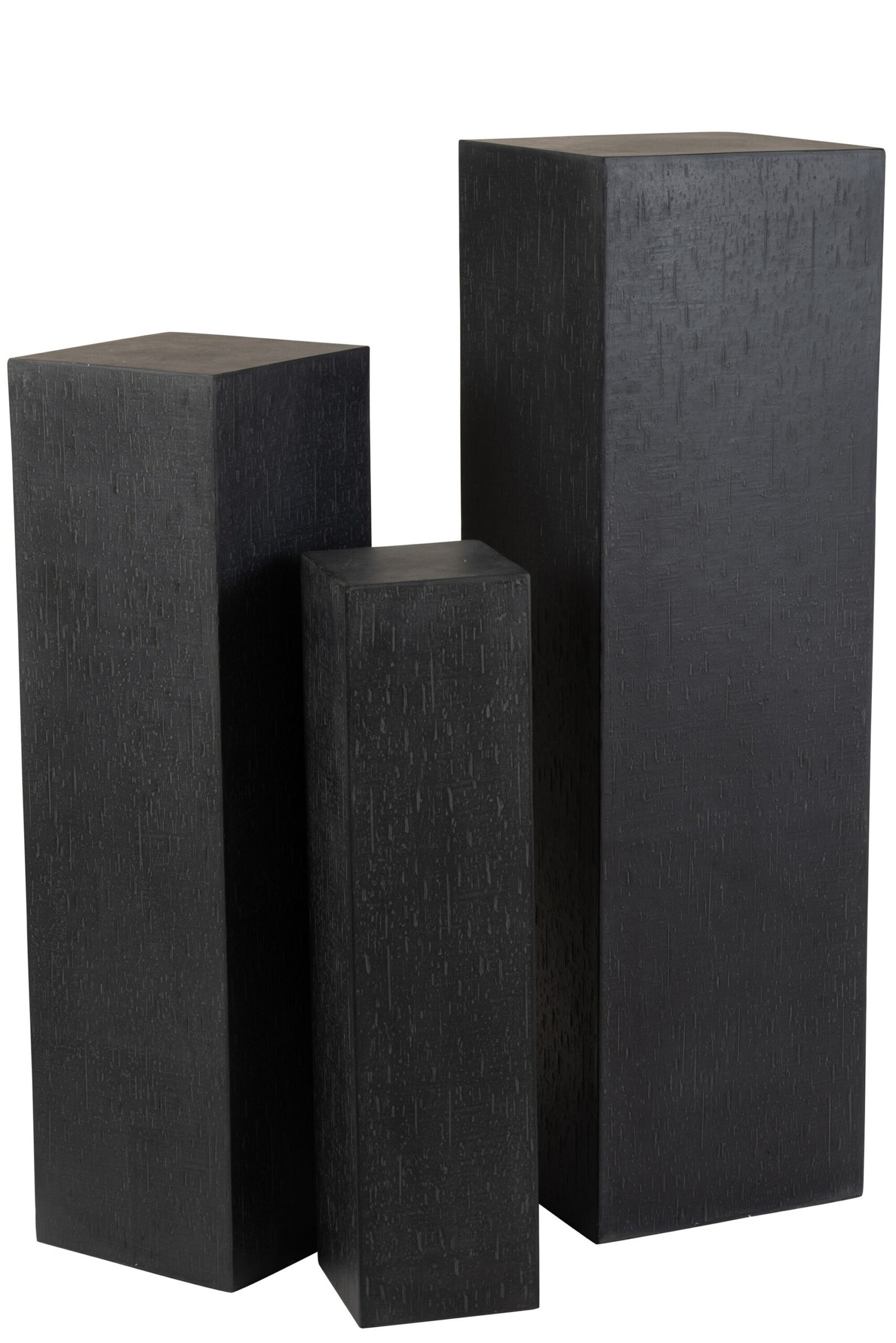 Colonne Rectangulaire Argile Noir Large (2) Colonne Rectangulaire Argile Noir Large (2)