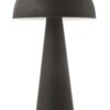 Lampe Champignon Metal Mat Noir Extra Large déco luminaire (1)