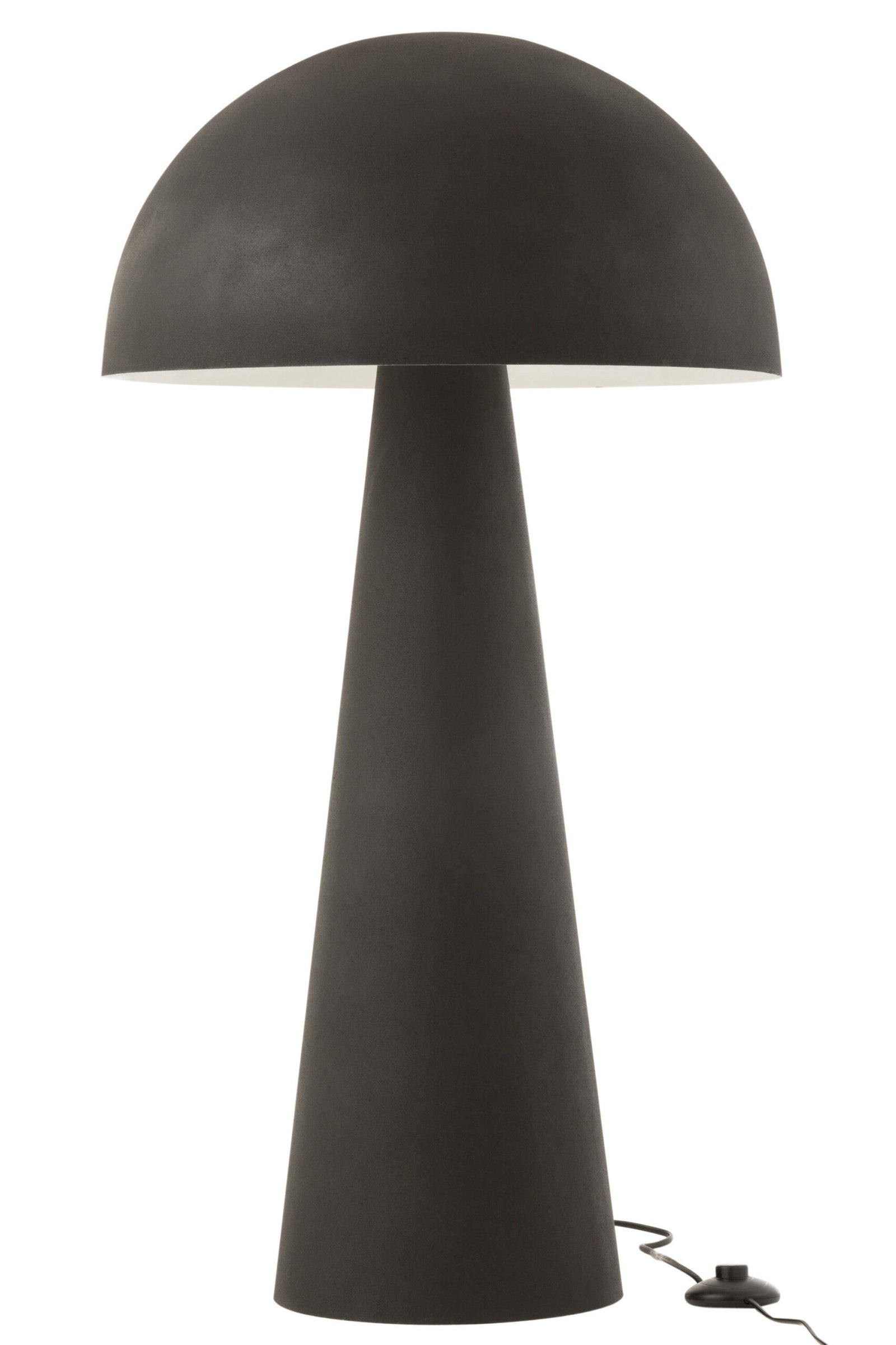 Lampe Champignon Metal Mat Noir Extra Large déco luminaire (1) Lampe Champignon Metal Mat Noir Extra Large déco luminaire (1)