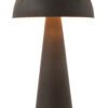 Lampe Champignon Metal Mat Noir Extra Large déco luminaire (2)