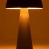 Lampe Champignon Metal Mat Noir Extra Large déco luminaire (3)