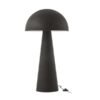 Lampe Champignon Métal Mat Noir Extra Large déco luminaire salon