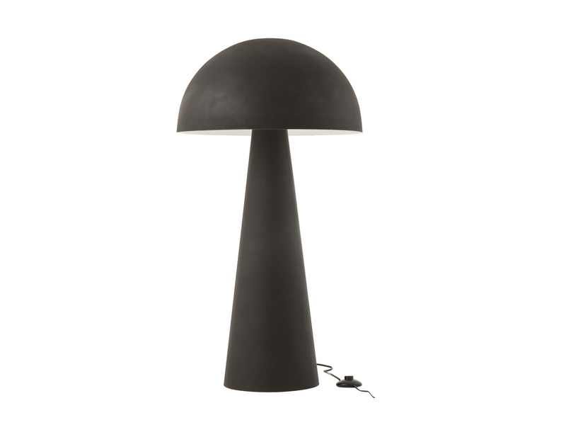 Lampe Champignon Metal Mat Noir Extra Large déco luminaire salon Lampe Champignon Métal Mat Noir Extra Large déco luminaire salon