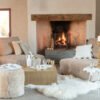 Grand Tapis Mouton Blanc Large doux fourrure - Tapis intérieur animal - Peau de mouton - Mouton véritable